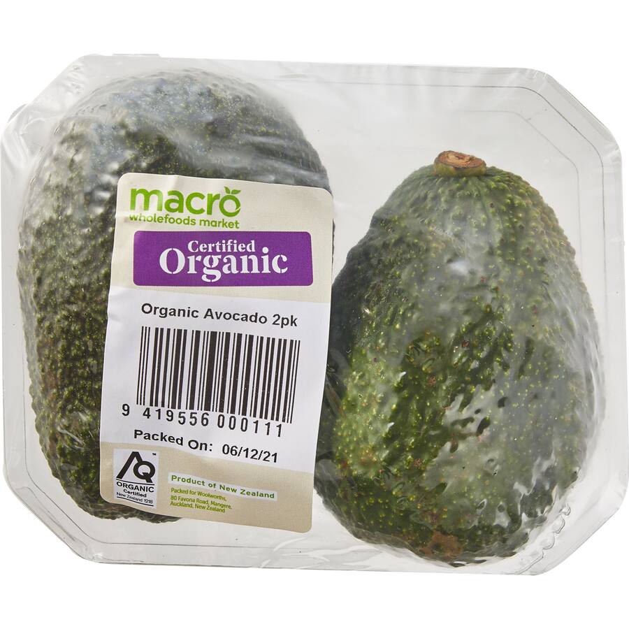 Macro Fresh Fruit Avocado Organic