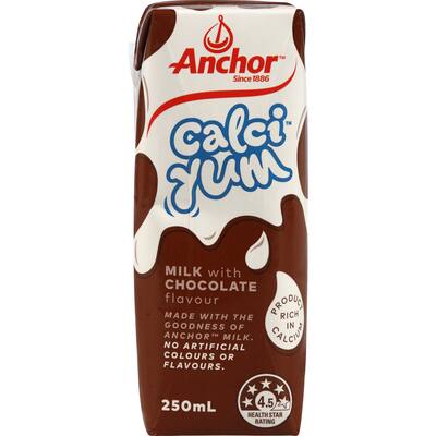 anchor calci yum flavoured milk chocolate