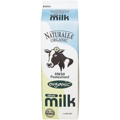 naturalea organic milk organic whole
