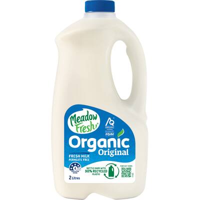 meadow fresh milk organic standard