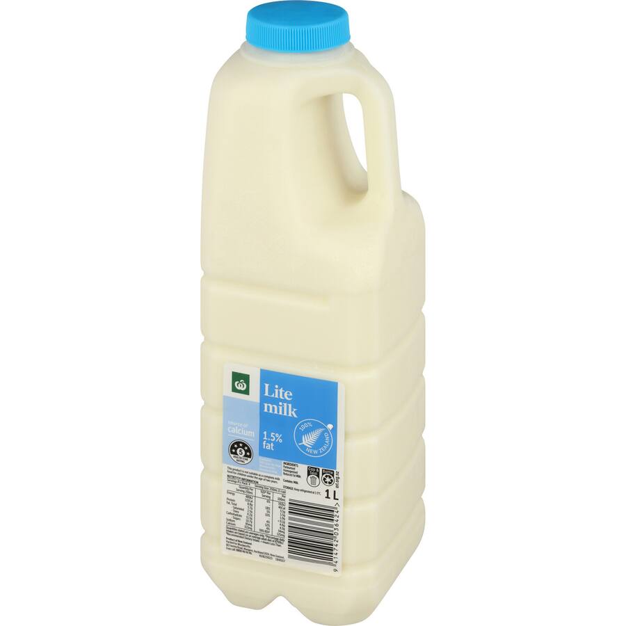 Woolworths Milk Lite