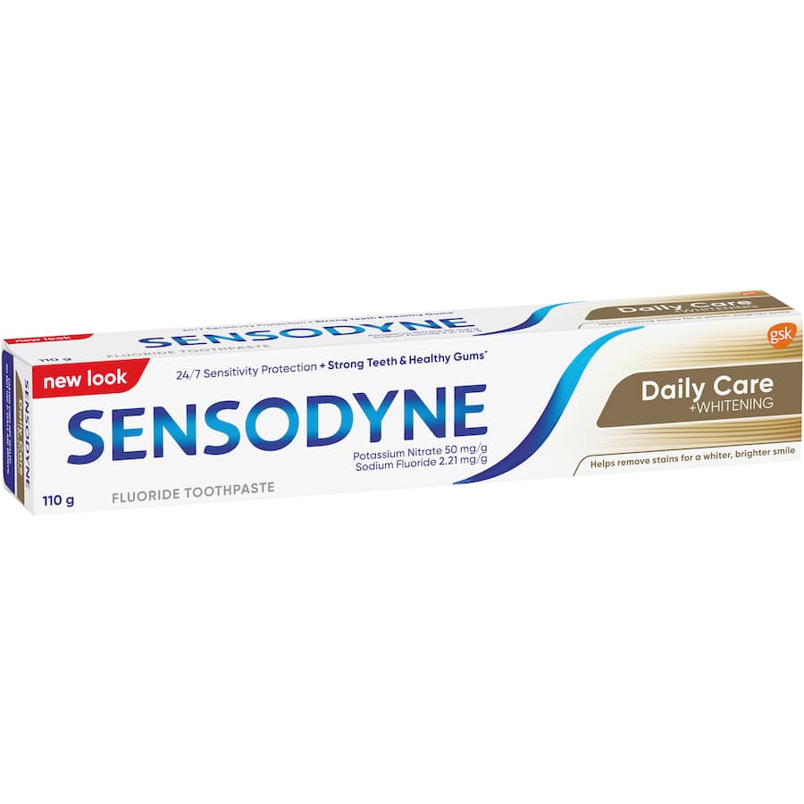 Sensodyne Sensitive Teeth Toothpaste Daily Care And Whitening