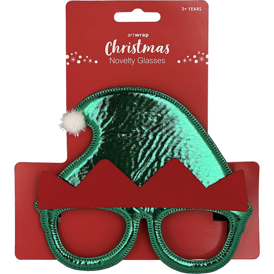 Woolworths Christmas Novelty Glasses Elf