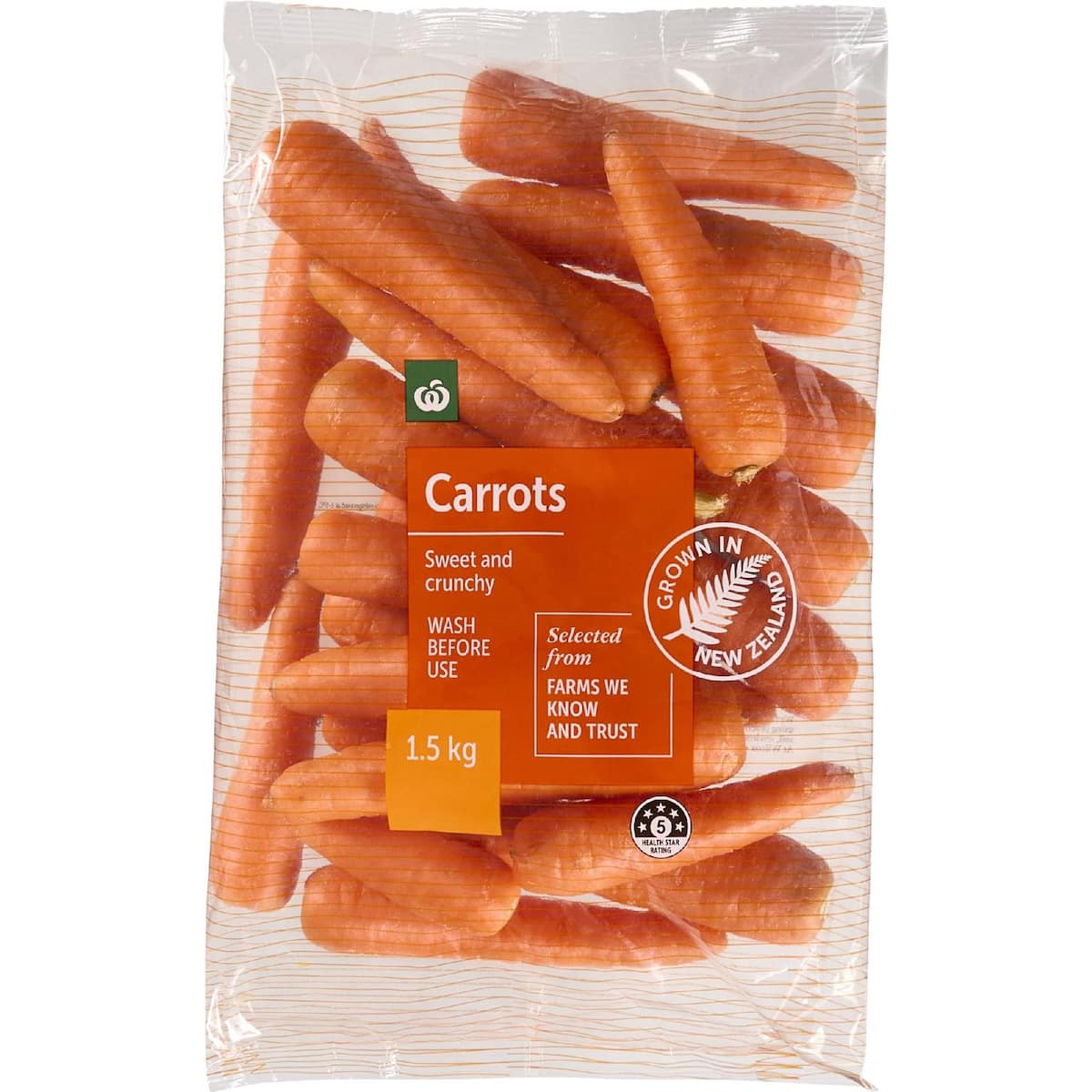 Woolworths Carrot 1.50kg bunch