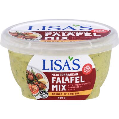 lisas falafel mix mediterranean