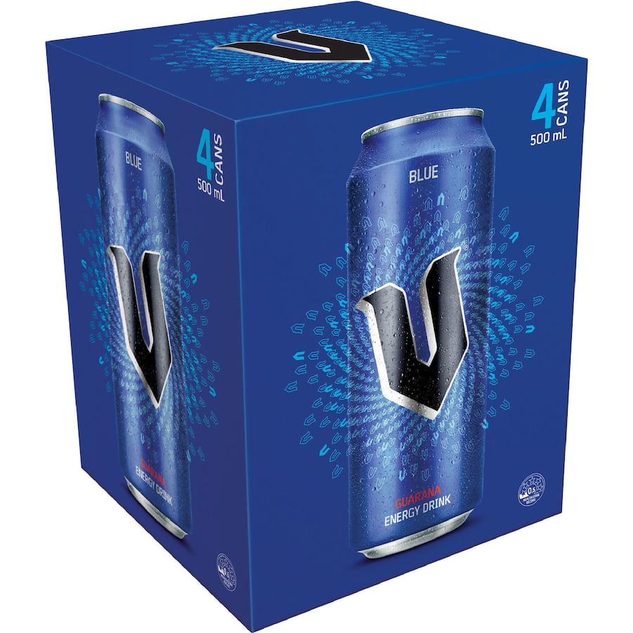 V Energy Drinks Blue