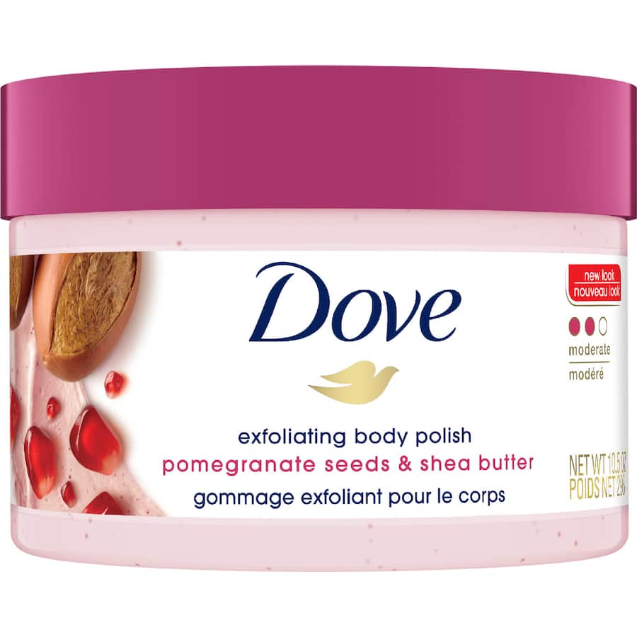 Dove Body Scrub Pomegranate & Shea Butter