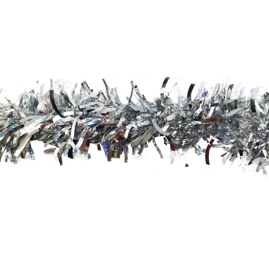 Christmas Tinsel Silver