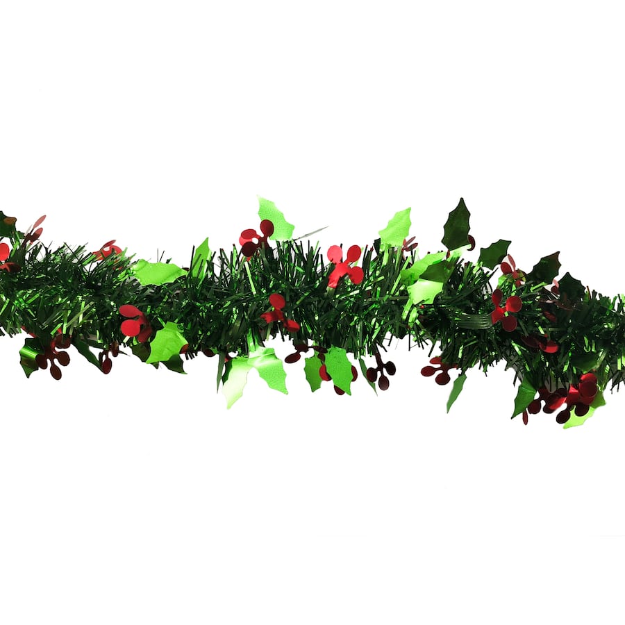 Woolworths Christmas Tinsel Green