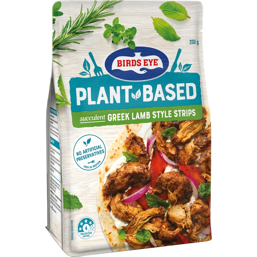 Birds Eye Plant Based Lamb Strips Greek Style