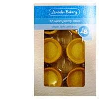 lincoln bakery pastry cases sweet shells 60mm