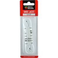 Cherry Blossom Shoe Laces Flat White 120cm