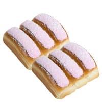 Woolworths Cream Buns Iced Raspberry Fingers