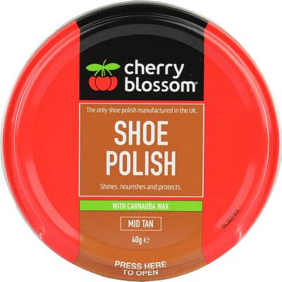 cherry blossom shoe polish mid tan