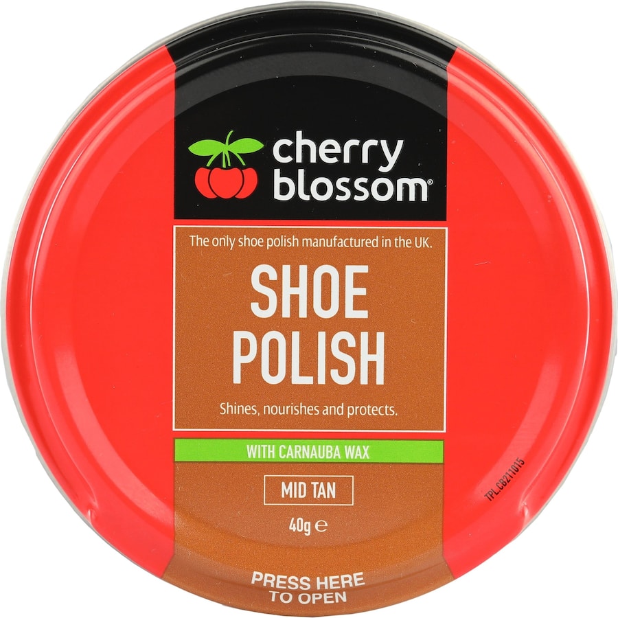 Cherry Blossom Shoe Polish Mid Tan
