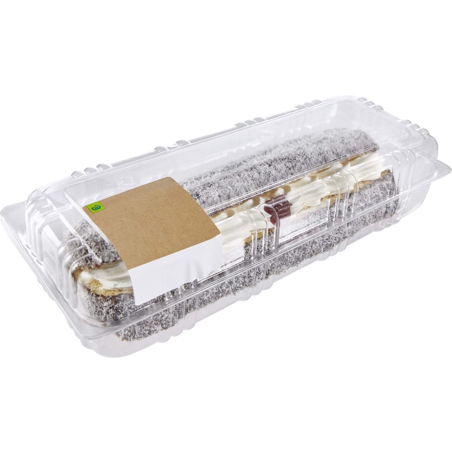Woolworths Lamington Log Chocolate Mock Cream