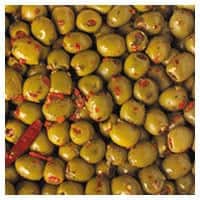 Instore Deli Olives Marinated Stuffed Green