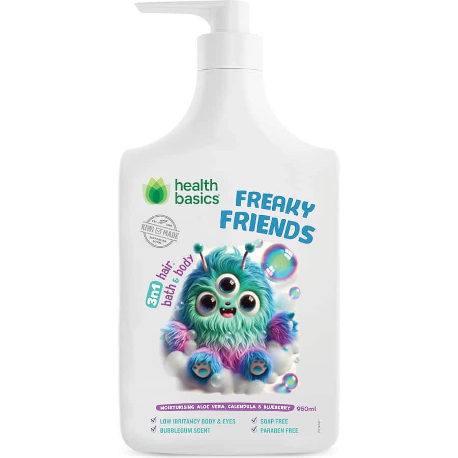 Health Basics Body Wash Freaky Friends