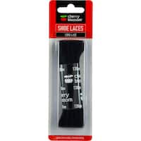 Cherry Blossom Shoe Laces Flat Black 120cm