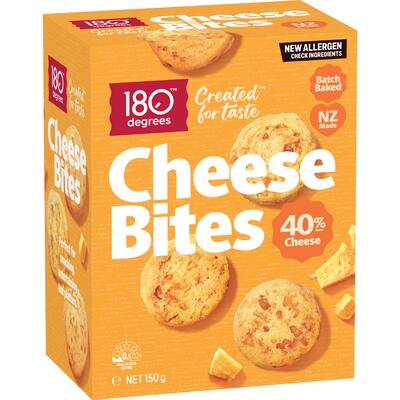180 degrees crackers cheese bites