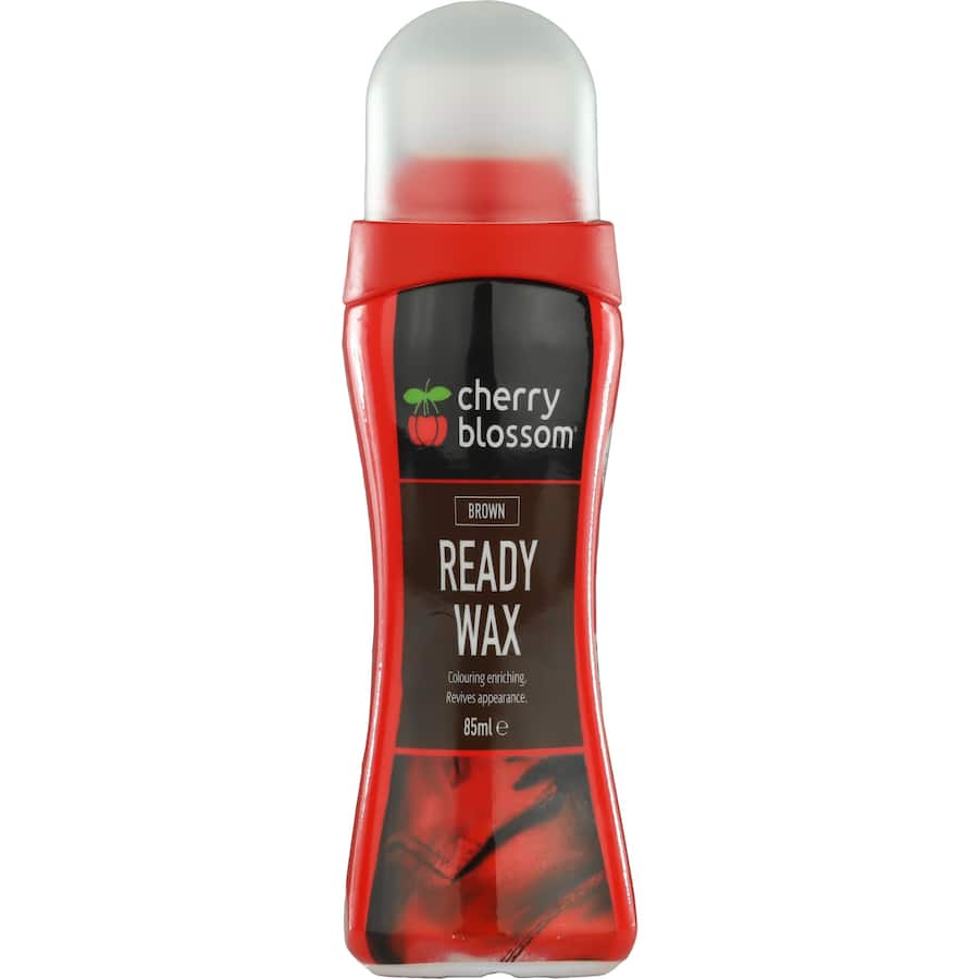 Cherry Blossom Ready Wax Shoe Polish Brown