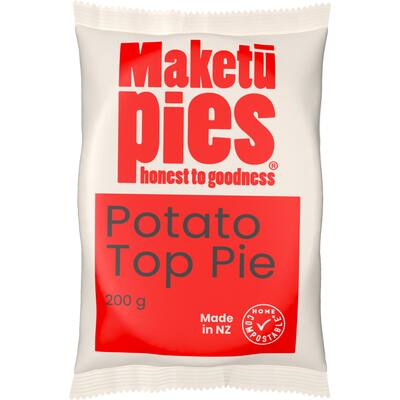 maketu chilled single pie mince potato top