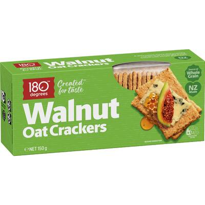 180 degrees crackers oat walnut