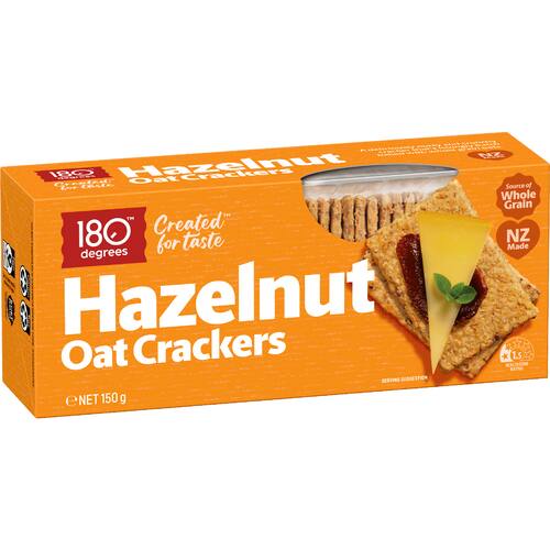 180 Degrees Crackers Oat Hazelnut