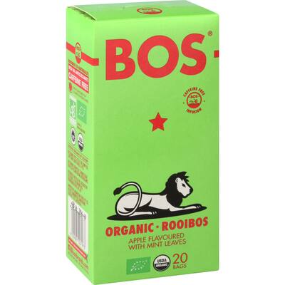 bos fruit tea apple & mint flavoured organic