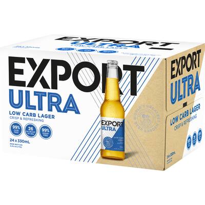 export ultra beer low carb lager