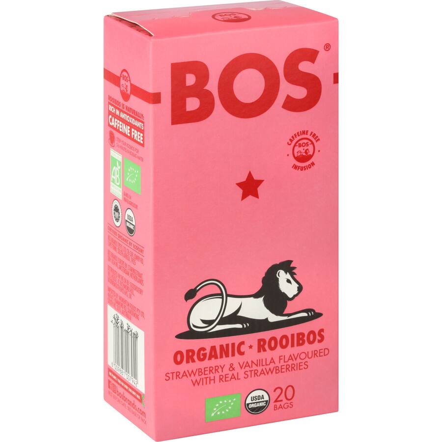 Bos Fruit Tea Strawberry & Vanilla