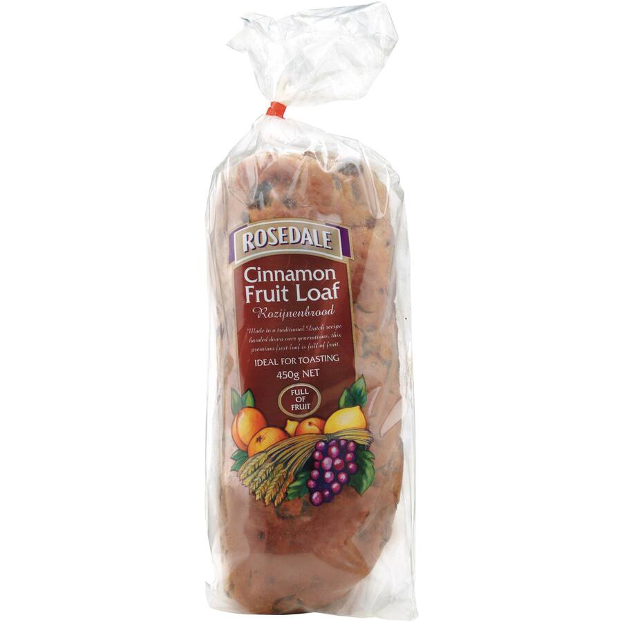Rosedale Fruit Loaf Cinnamon & Fruit