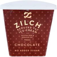 Zilch Ice Cream No Added Sugar Chocolate