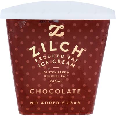zilch ice cream no added sugar chocolate