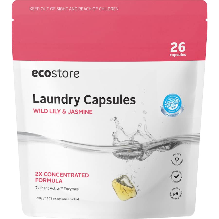 Ecostore Laundry Capsules Wild Lily & Jasmine 390G