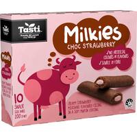 Tasti Milkies Cake Bars Choc Strawberry