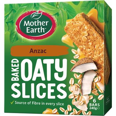 mother earth oaty slices oat bars anzac