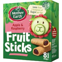 Mother Earth Apple & Raspberry Fruit Sticks 152g