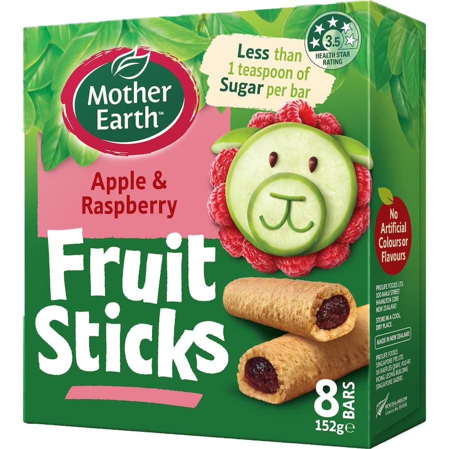 Mother Earth Fruit Sticks Apple & Raspberry