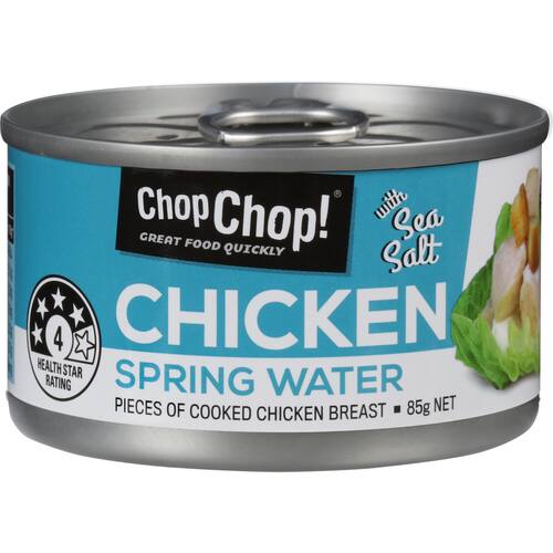 Chop Chop Canned Chicken Spring Water