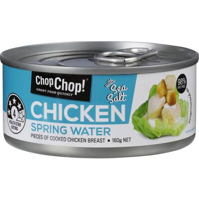 chop chop canned chicken pieces spring water