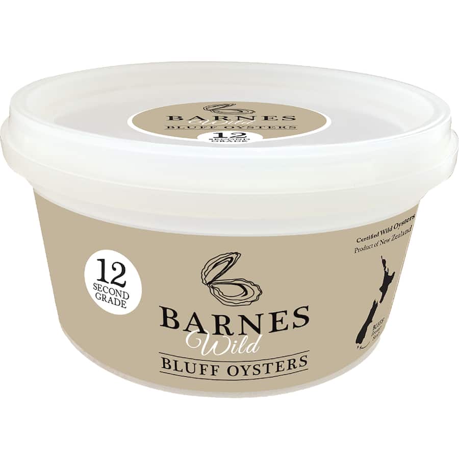 Bluff Oysters Fresh 2Nd Grade