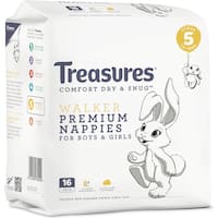 treasures nappies walker 13-18kg convenience (16pk)