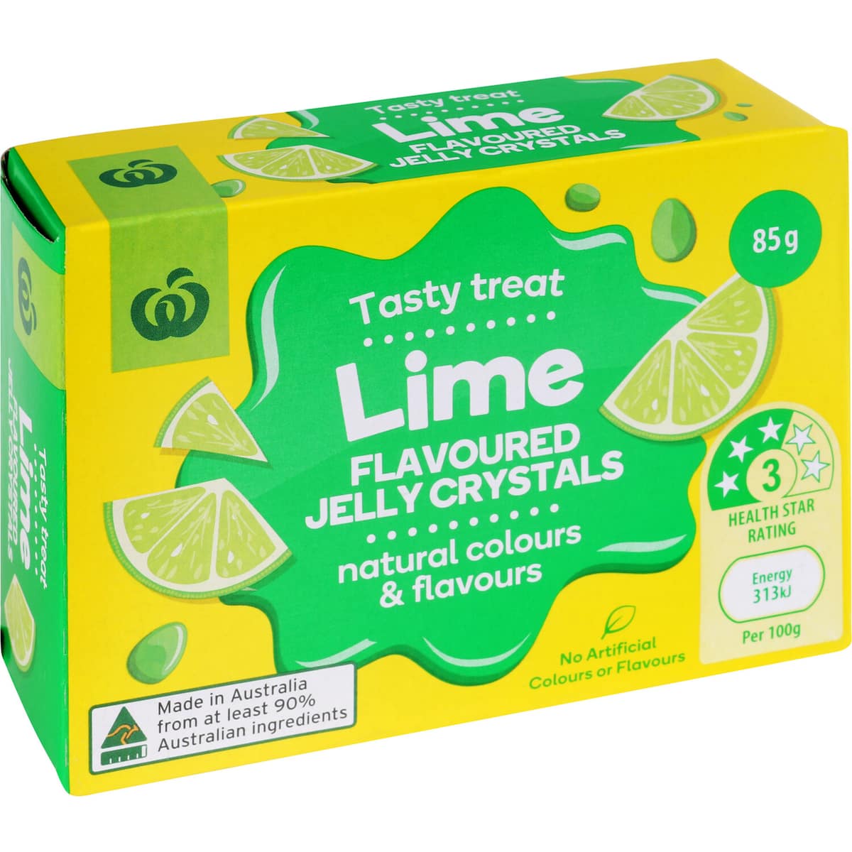 Countdown Lime Jelly 85g bunch