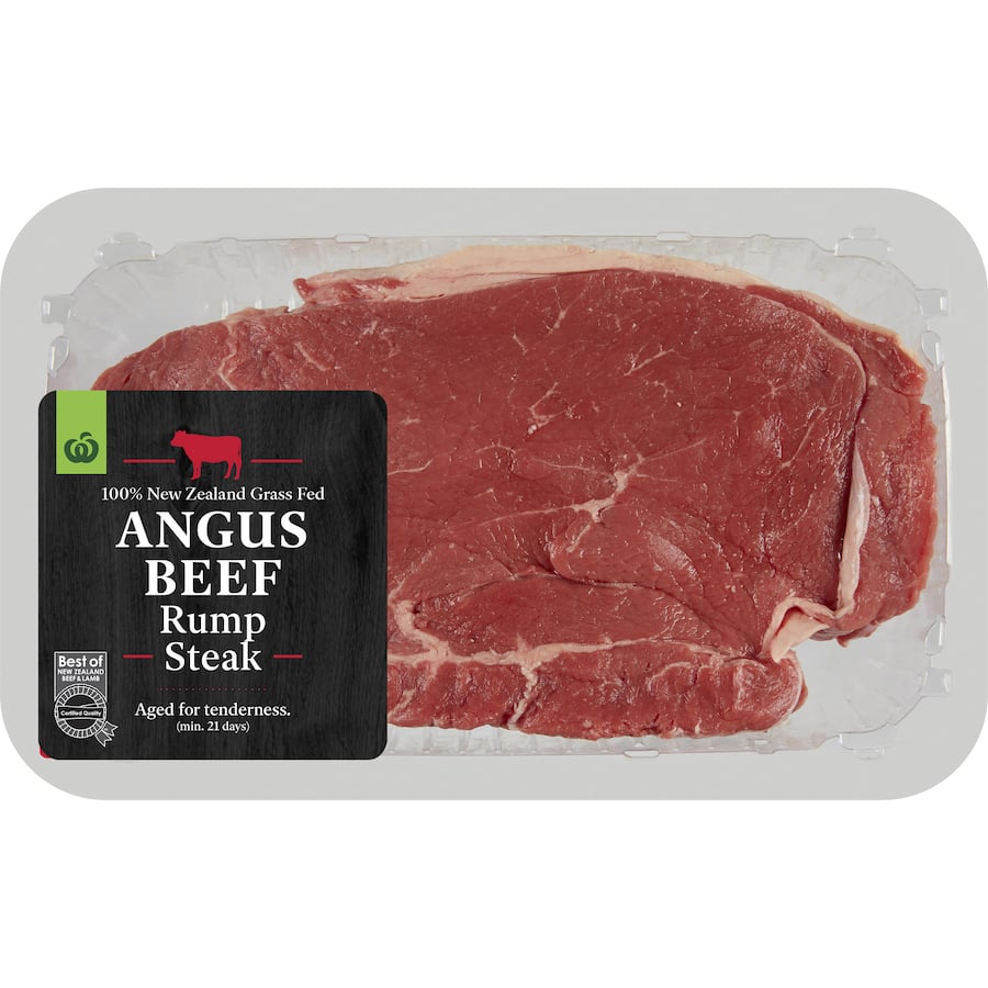 Woolworths Nz Beef Rump Steak Angus Grass Fed