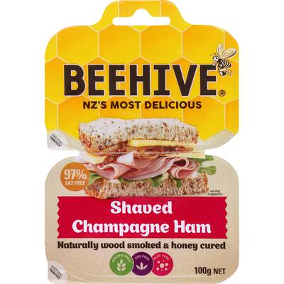 beehive ham shaved champagne 97% fat free