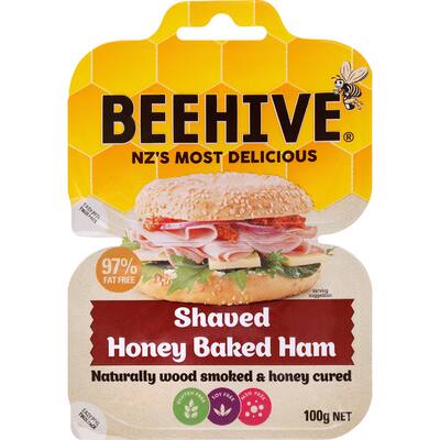 beehive ham shaved honey baked 97% fat free