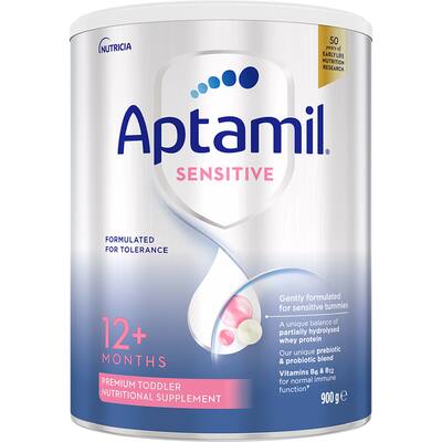aptamil sensitive premium toddler milk drink from 12+ months