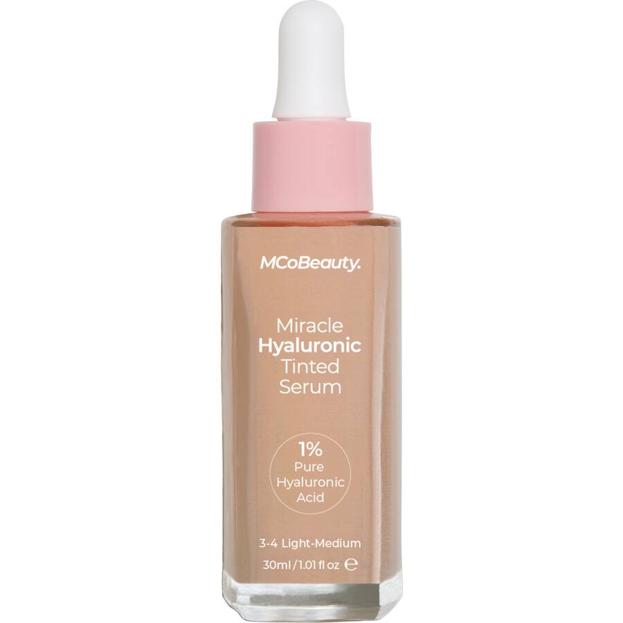 Mcobeauty Miracle Hyaluronic Tinted Facial Serum Light Medium