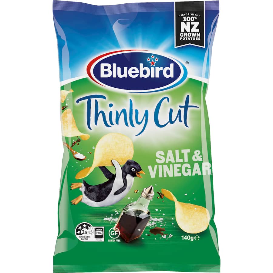 Bluebird Thin Cut Chips Salt & Vinegar